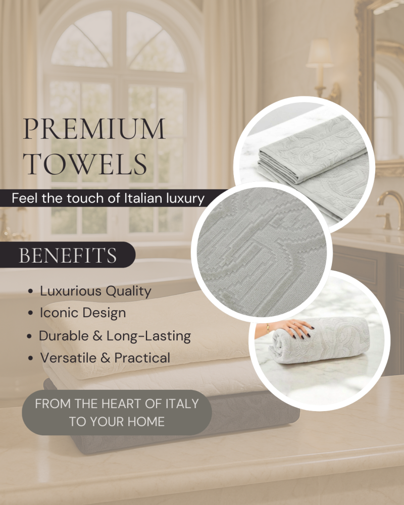 Set of towels 2 pcs. Araldico Roberto Cavalli