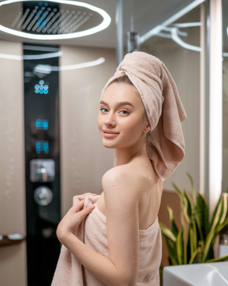 Set of towels 5 pcs. Wellness Blumarine