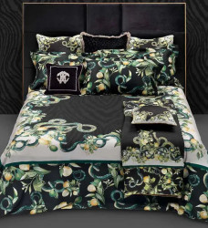 Dark Lemons Duvet Cover Set Roberto Cavalli