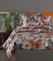 Double bedding set with duvet cover Bouganville