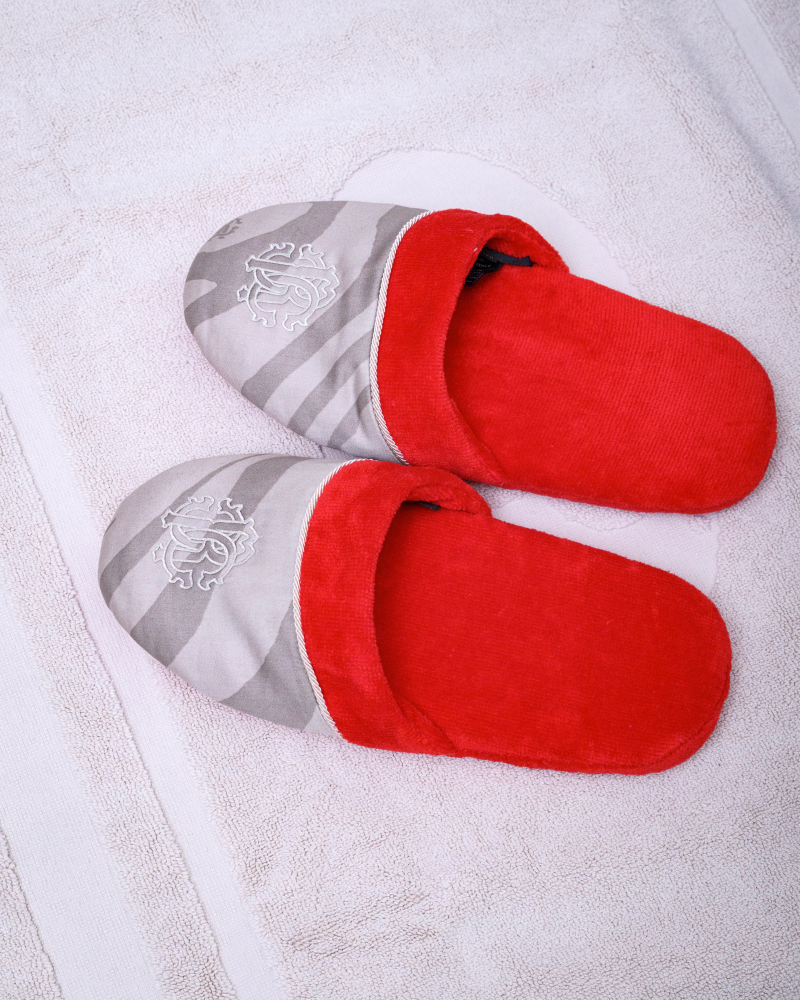 Bath slippers Macro Zebrage Roberto Cavalli 