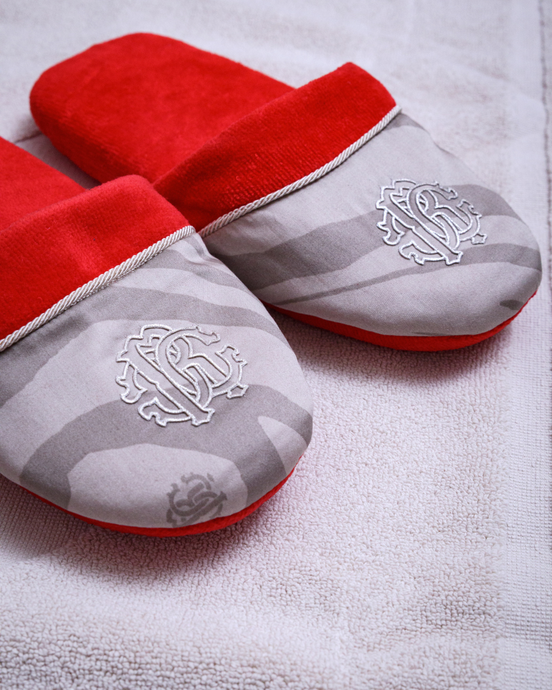 Bath slippers Macro Zebrage Roberto Cavalli 