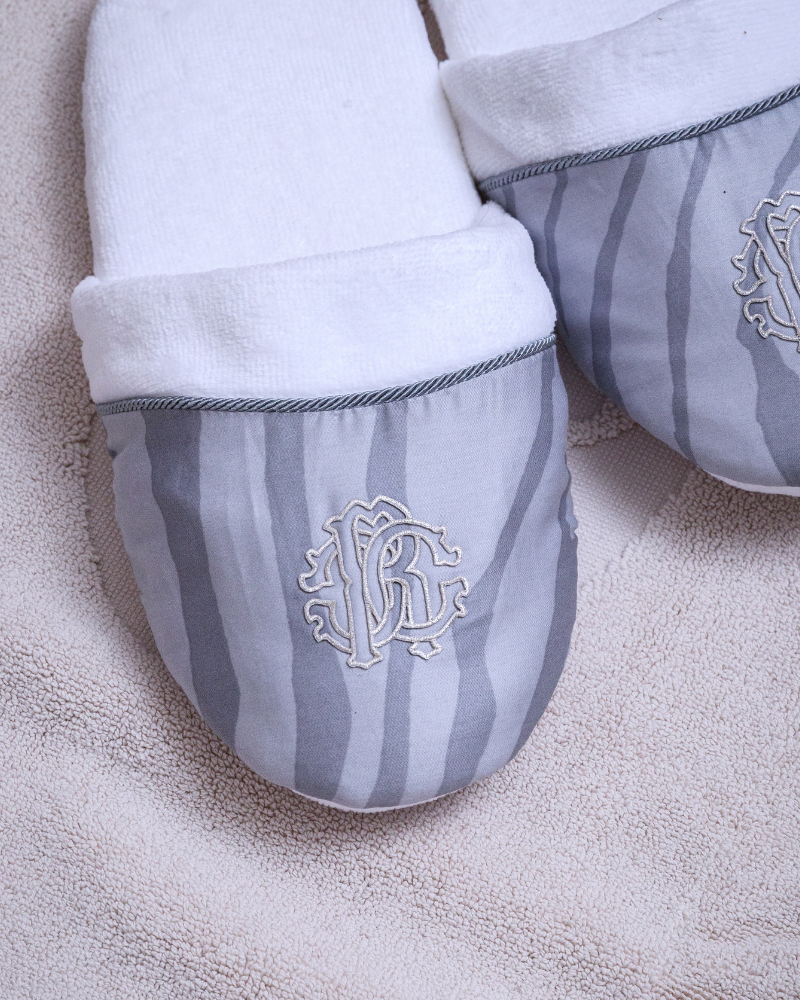 Bath slippers Macro Zebrage Roberto Cavalli 