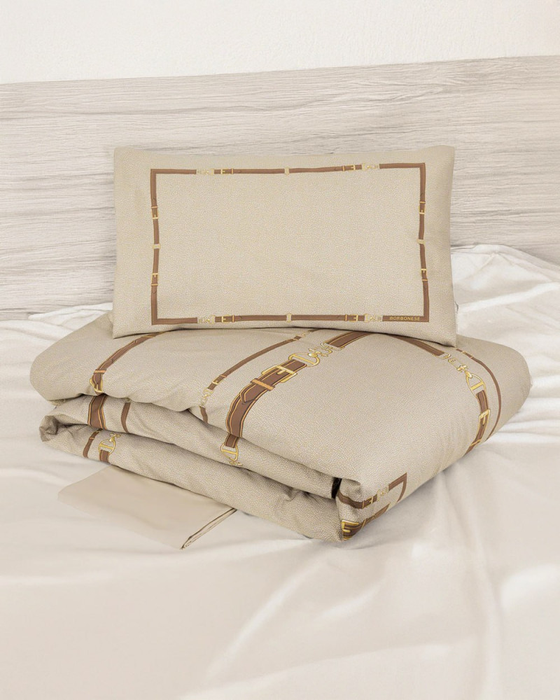 C. Belt Satin DUVET COVER Borbonese