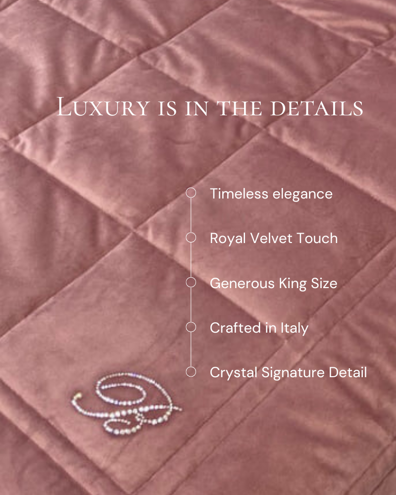 Bedspread for double bed Blu Velvet Blumarine