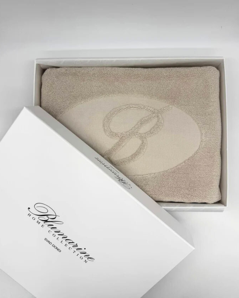 Bathroom Carpet Monogram Blumarine