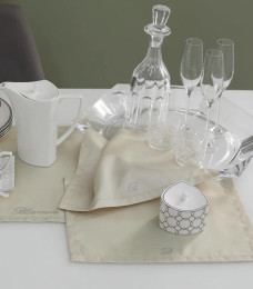 Set of Tris Blue Note Doilies Blumarine