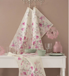 Tea towel Iris Blumarine