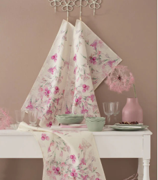 Tea towel Iris Blumarine