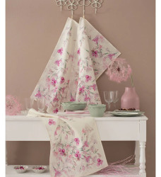 Iris tea towel Blumarine
