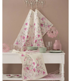 Iris tea towel Blumarine