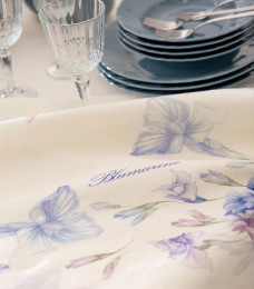 Iris tea towel Blumarine