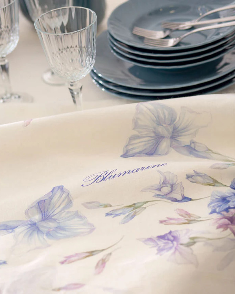 Iris tea towel Blumarine