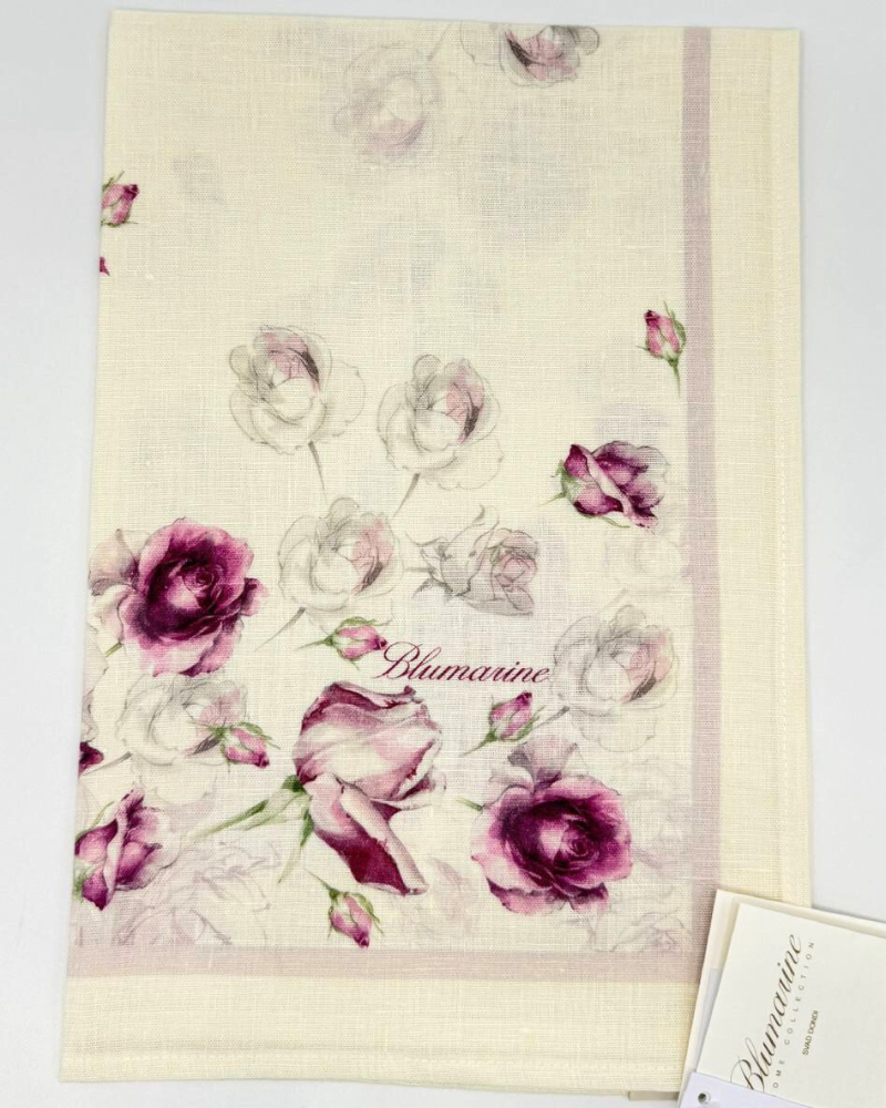 Tea towel Rose Blumarine