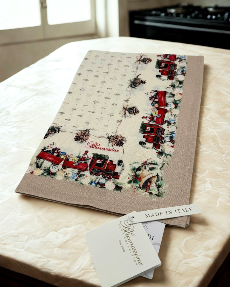 Tea towel Trenino Blumarine