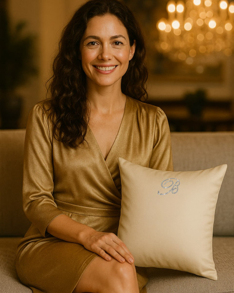 Pillow Note Blu Blumarine
