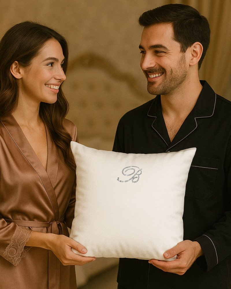Pillow Note Blu Blumarine