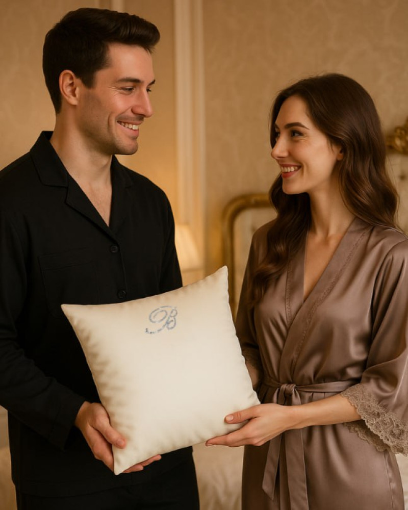 Pillow Note Blu Blumarine