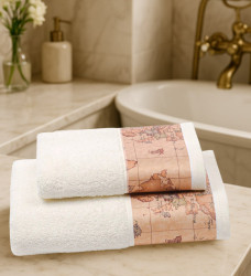 Towels 2 Pieces Geo Classic Alviero Martini 1a Classe