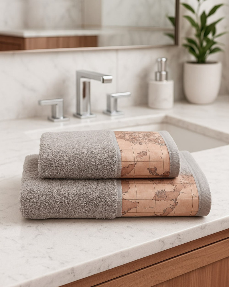 Towels 2 Pieces Geo Classic Alviero Martini