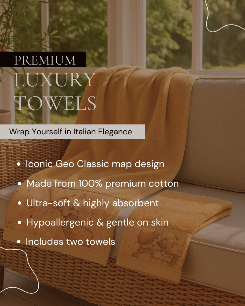 Towels 2 Pieces Geo Classic Alviero Martini