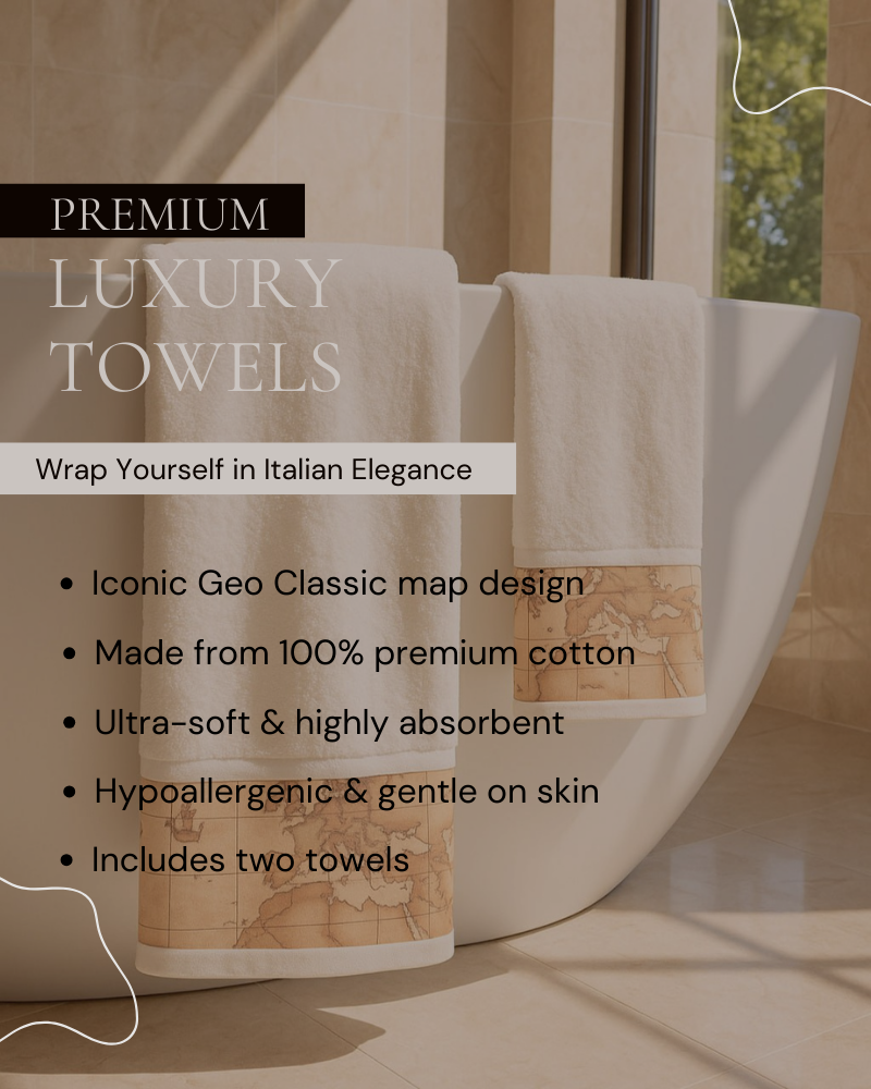 Towels 2 Pieces Geo Classic Alviero Martini
