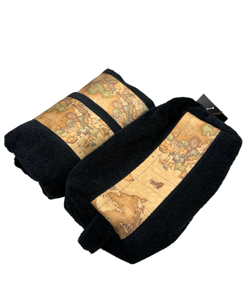 Set with beauty case and cotton terry towels Alviero Martini 1a Classe