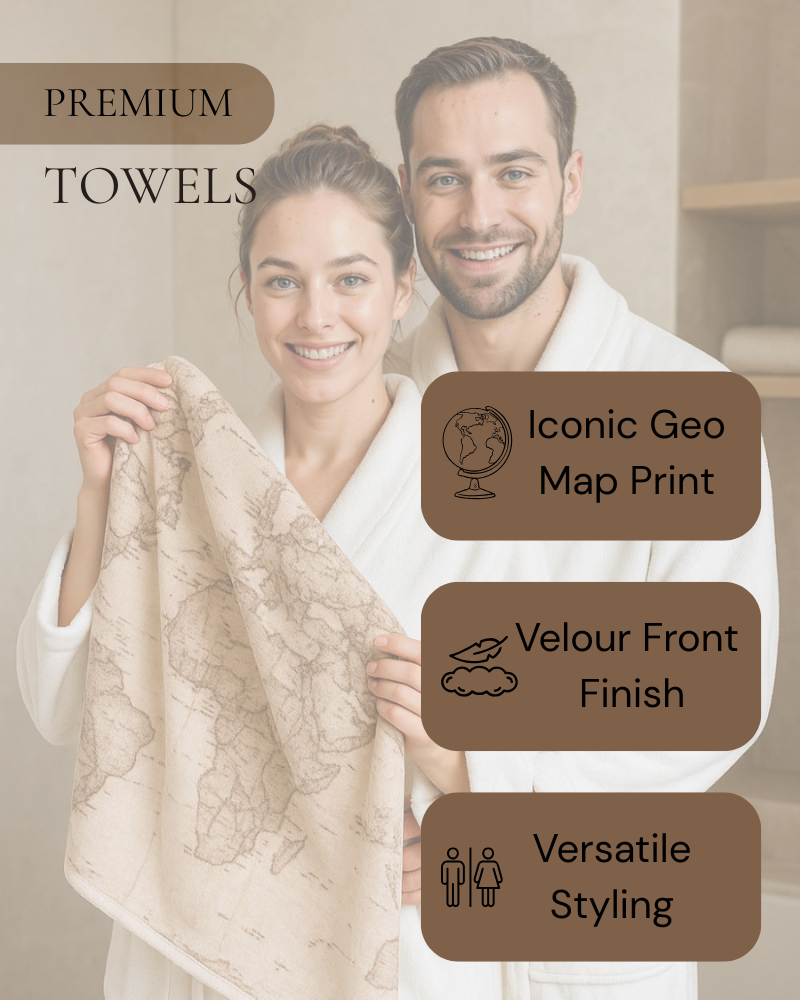 Towel Set Geo Safari Print Alviero Martini 1a Classe