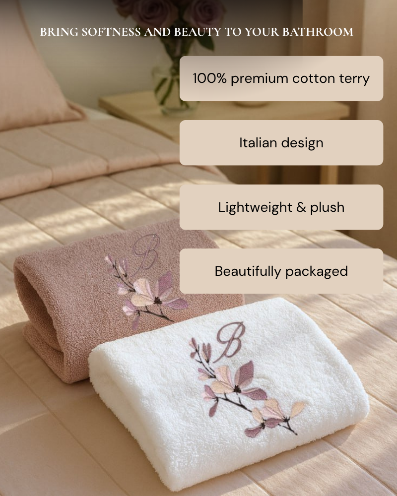 Flora towels set 1+1 Blumarine