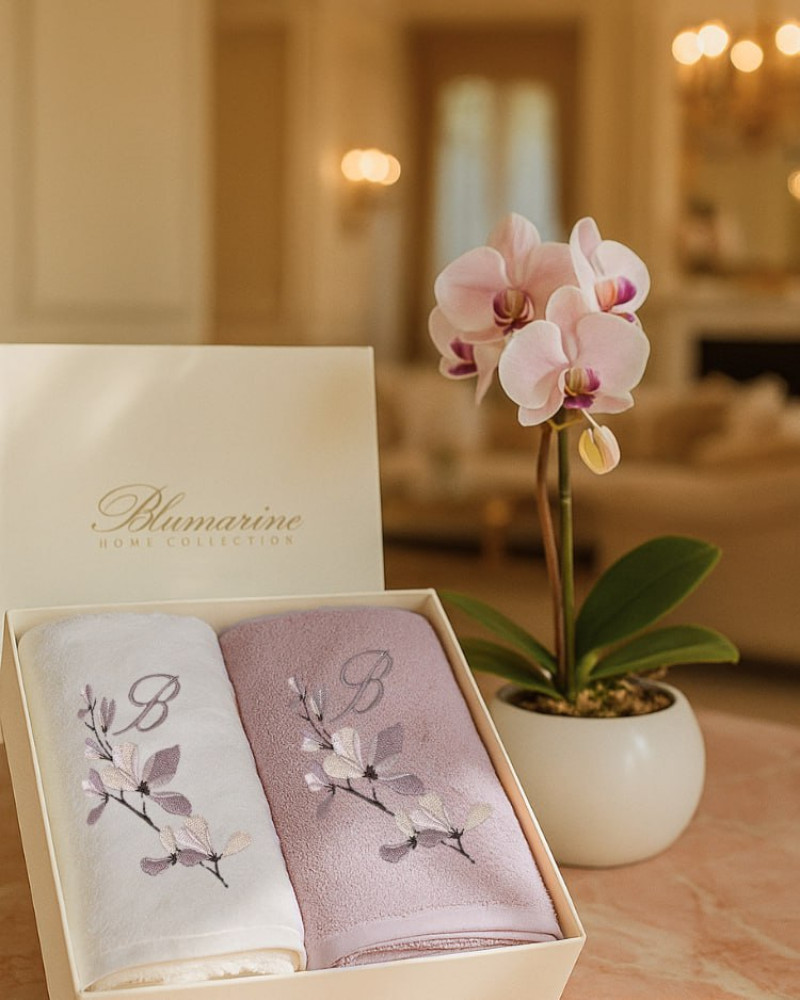 Flora towels set 1+1 Blumarine