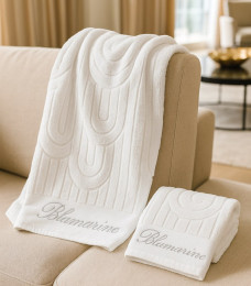 Towel Set Monogram Blumarine