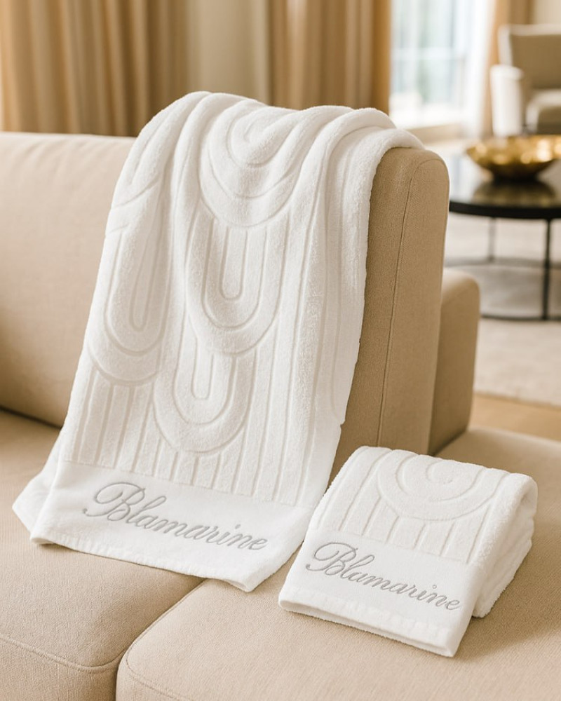 Towel Set Monogram Blumarine