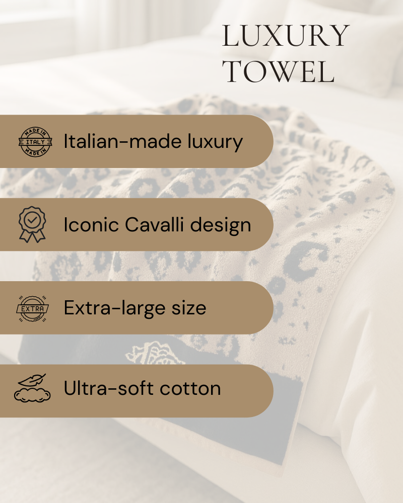 Towel JAGUAR 2024 Roberto Cavalli 