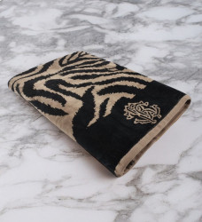Bath towel ZEBRA RC 2024 Roberto Cavalli 
