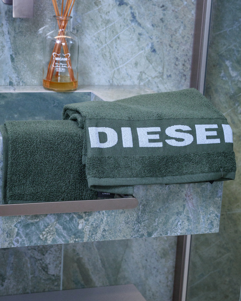 Set of 2 towels Sport Logo Diesel 