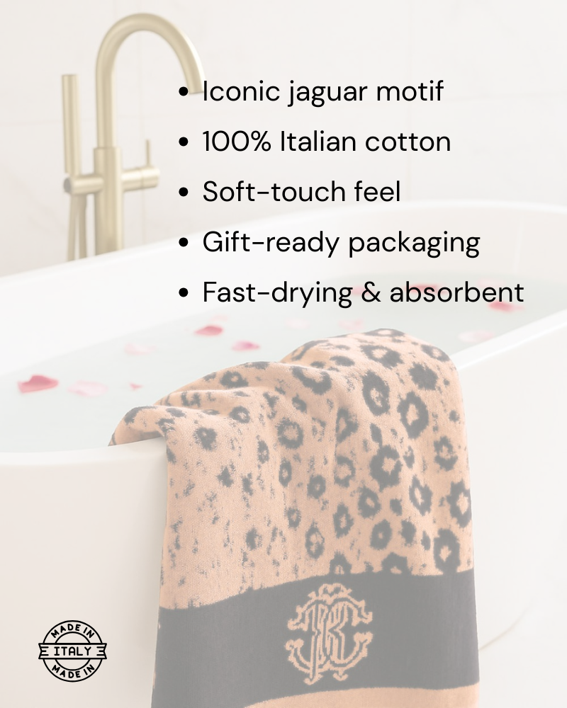 Towels SET 1+1 JAGUAR Roberto Cavalli