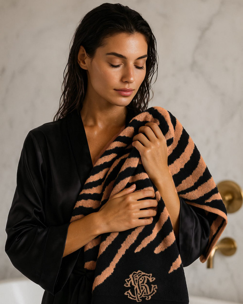 ZEBRA RC towels SET 1+1 Roberto Cavalli