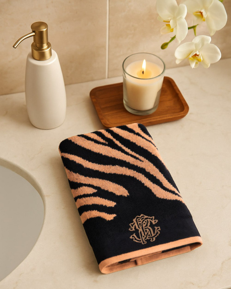 ZEBRA RC towels SET 1+1 Roberto Cavalli
