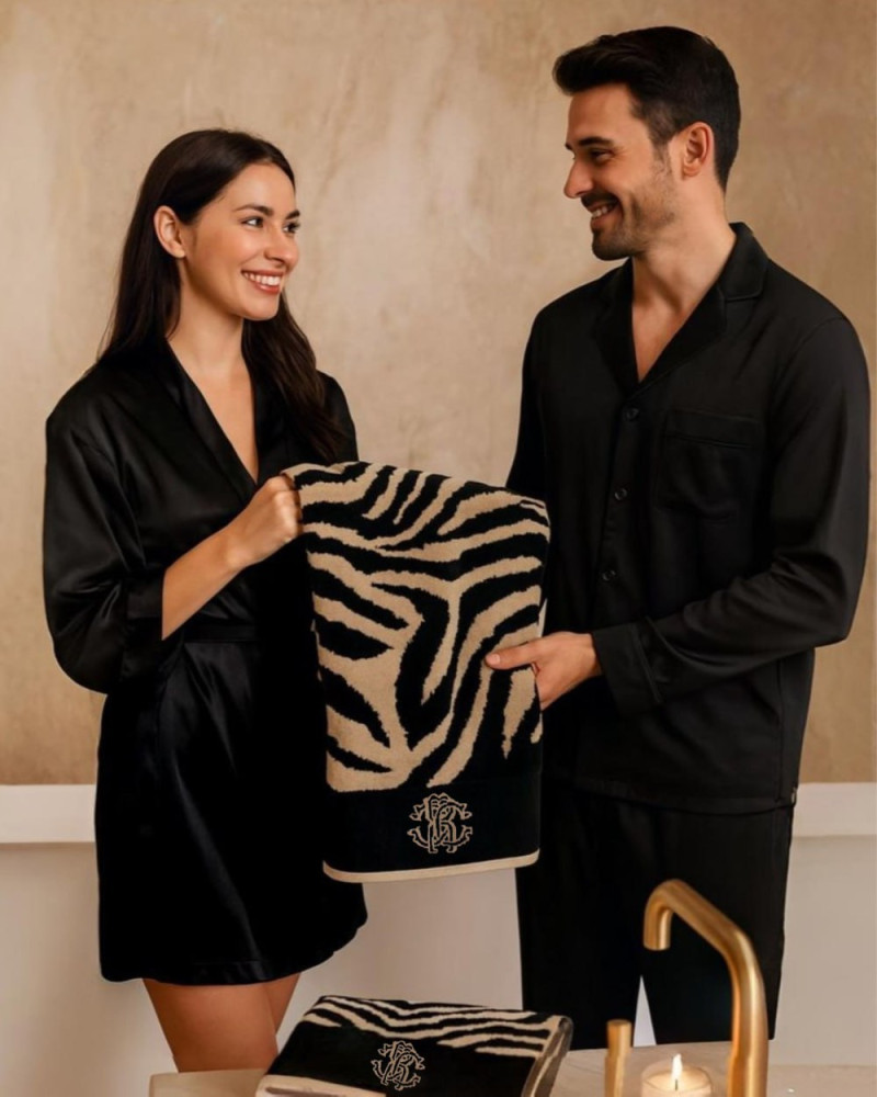 ZEBRA RC towels SET 1+1 Roberto Cavalli