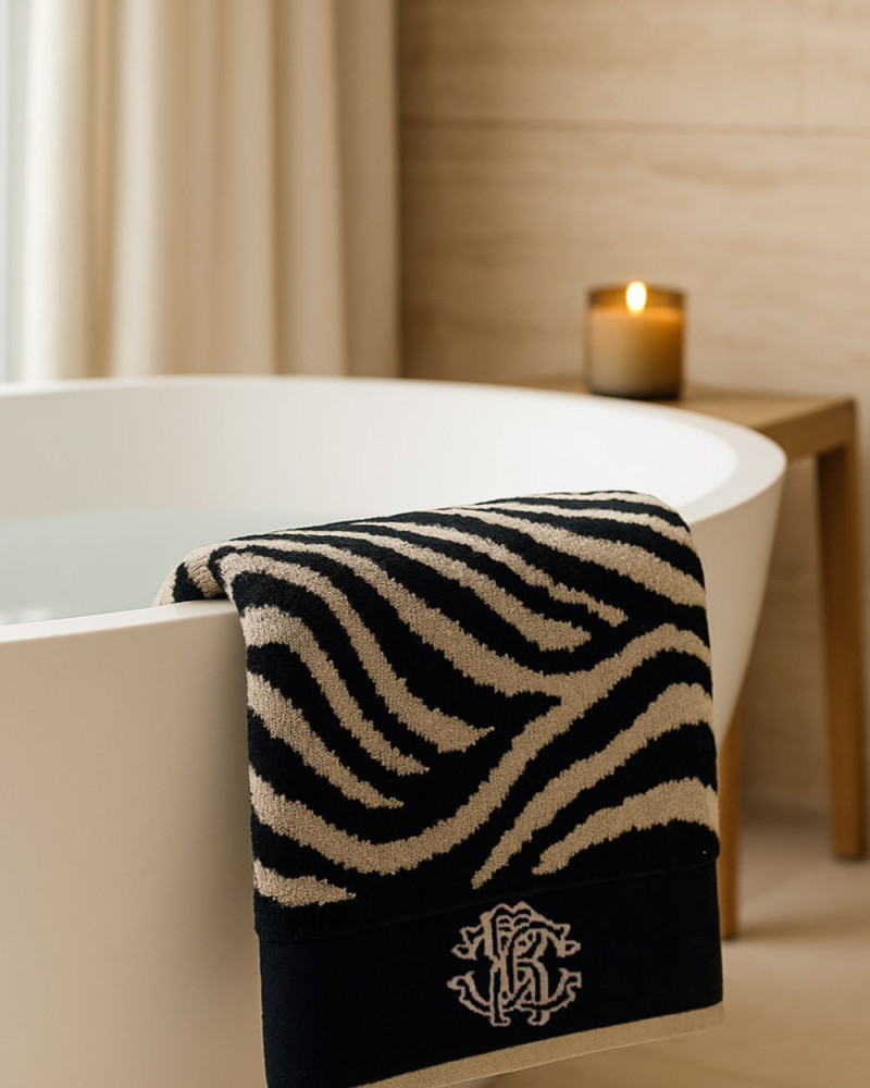 ZEBRA RC towels SET 1+1 Roberto Cavalli