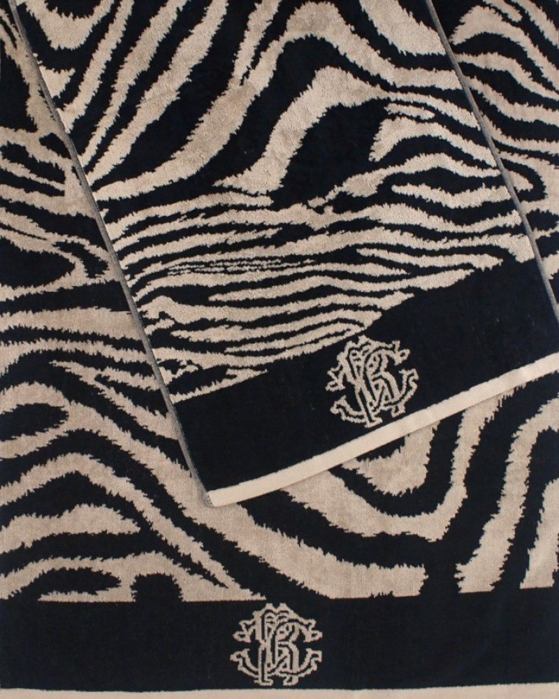 ZEBRA RC towels SET 1+1 Roberto Cavalli