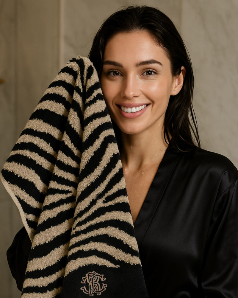 ZEBRA RC towels SET 1+1 Roberto Cavalli