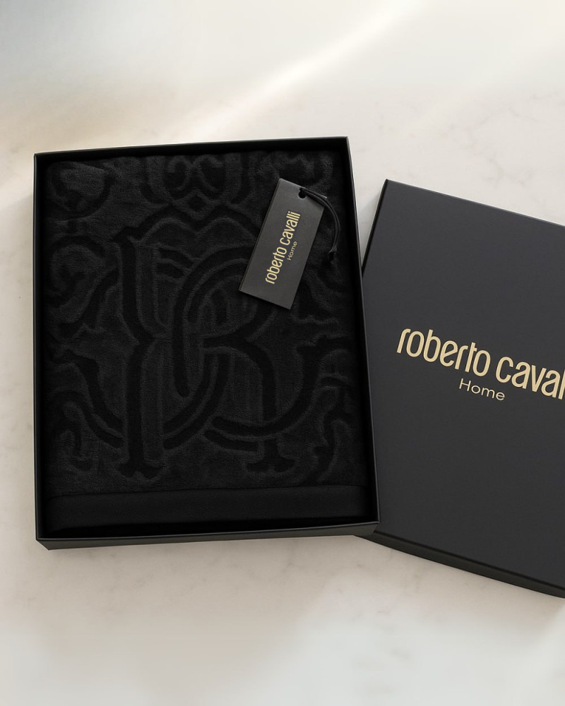 Heraldic Bath Towel Roberto Cavalli