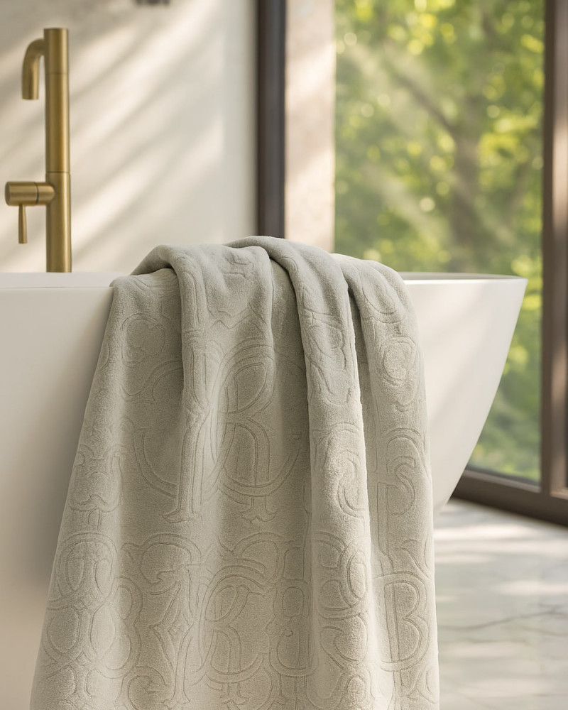 Heraldic Bath Towel Roberto Cavalli