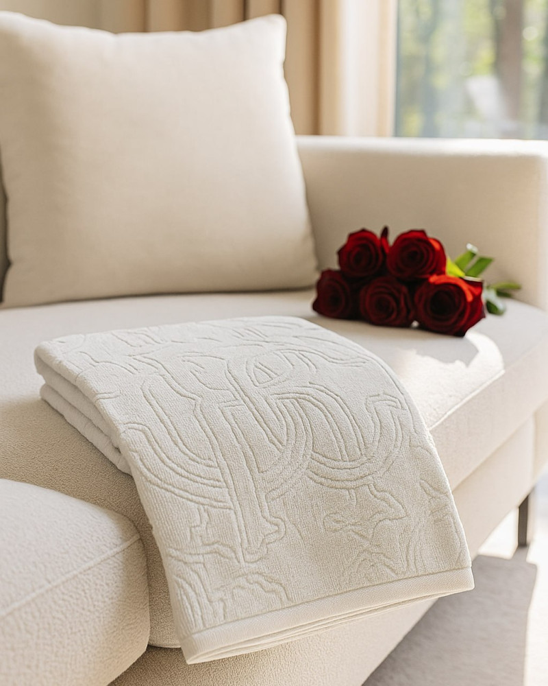 Heraldic Bath Towel Roberto Cavalli