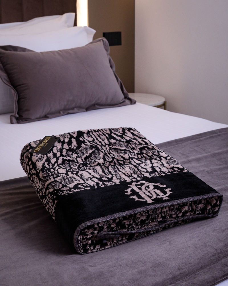 Pair of Towels Mirror Linx Roberto Cavalli