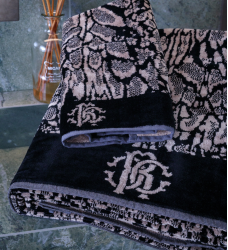 Set of 2 Towels Mirror Linx Roberto Cavalli