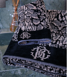Pair of Towels Mirror Linx Roberto Cavalli
