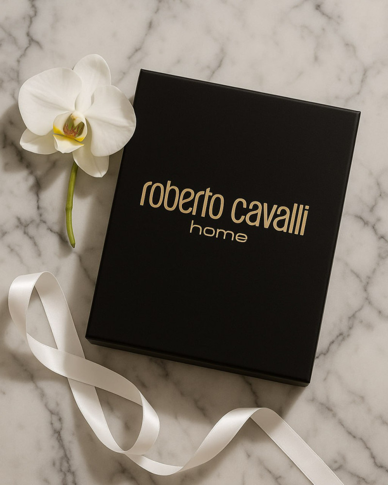 Set of 2 towels Pitone Roberto Cavalli