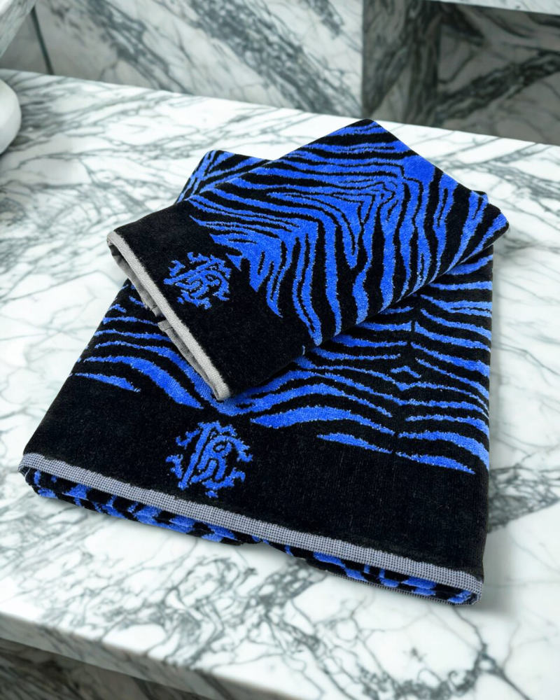 Towels 2 pcs. Mirror Zebra Roberto Cavalli